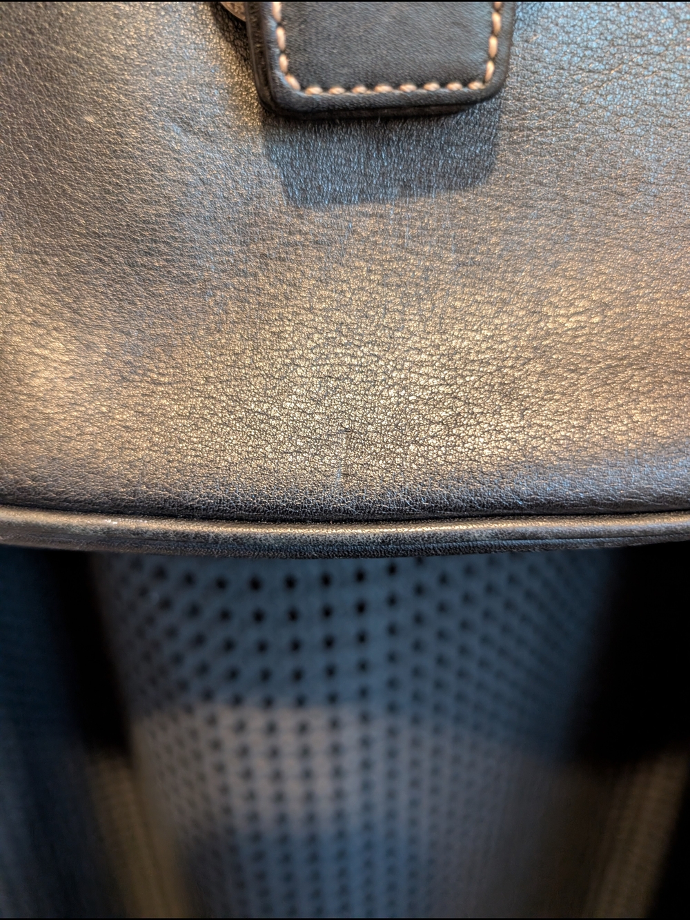 Vintage Y2K Coach Hamptons Leather Buckle Hobo - Picture 8 of 10